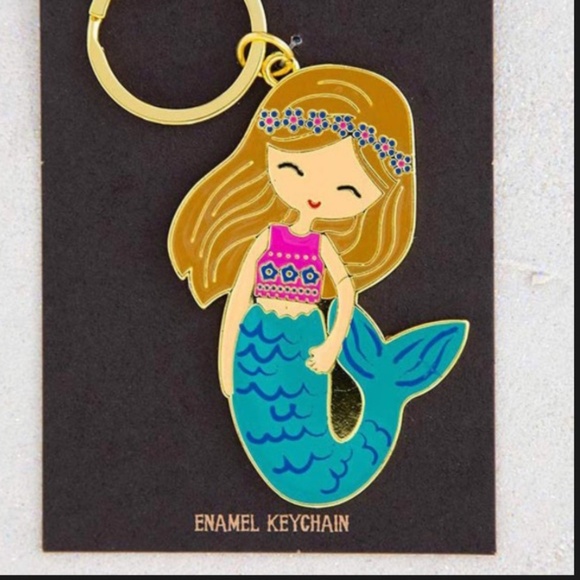 NWT - Enamel Mermaid Keychain - Natural Life - Picture 1 of 2
